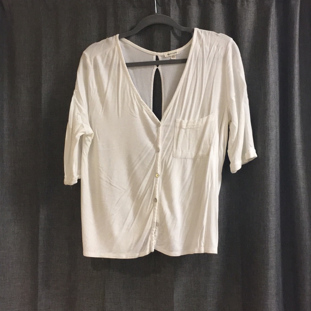 Creme top from Urban Outfitters!